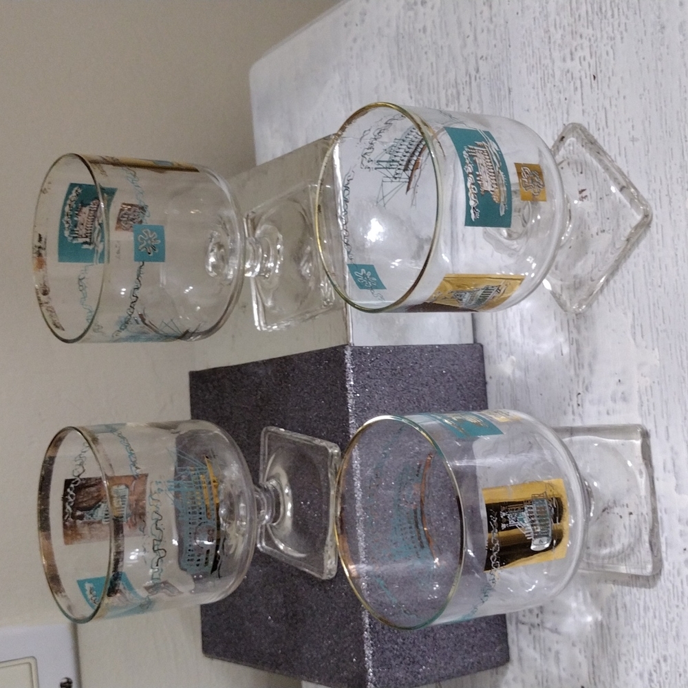 Vintage Southern Comfort (SC) Goblets
